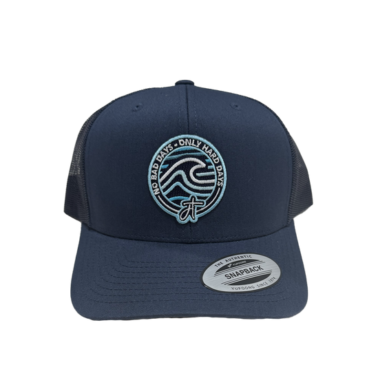 Wave Patch Cap (Navy)